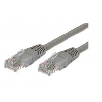 TB Kabel Patchcord miedziany kat.6 RJ45 UTP 1m. szary - paczka 10 sztuk