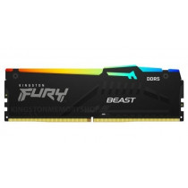 Kingston Pamięć DDR5 Fury Beast Black RGB 16GB(1*16GB)/5200 CL36 EXPO