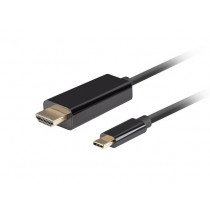 Lanberg Kabel USB-C(M)->HDMI(M) 4K 60HZ 3M czarny