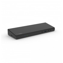 Belkin Stacja dokująca USB C Display Link, obsługa trzech wyświetlaczy do 4K, HDMI, DP, USB C, USB A, GbE, Audio, PD 85w, kompatybilność z Mac/PC/Chrome