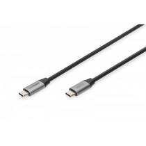 Digitus Kabel połączeniowy USB 3.0 60W/5Gbps Typ USB C/USB C M/M 1m Czarny
