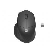 NATEC Mysz bezprzewodowa Siskin 2 1600 DPI Bluetooth 5.0 + 2.4 GHz Czarna