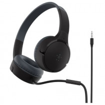 Belkin Słuchawki SOUNDFORM Mini Nauszne Przewodowe Czarne Dla Dzieci