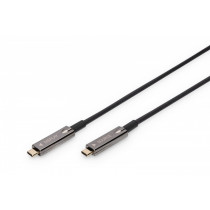 Digitus Kabel połączeniowy hybrydowy AOC USB 3.1 Typ C/USB Typ C 4K 60Hz 20m