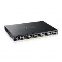 ZyXEL Przełącznik zarządzalny XGS2220-54HP-EU0101F L3 600W PoE, 40xPoE+/10xPoE++, 48x1G RJ45 2x10mG RJ45, 4x10G SFP+
