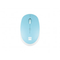 NATEC Mysz bezprzewodowa Harrier 2 Bluetooth 5.1 biało-niebieska