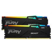 Kingston Pamięć DDR5 Fury Beast Black RGB 16GB(2* 8GB)/5200 CL36 EXPO