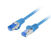 Lanberg Patchcord kat.6a S/FTP LSZH CCA 0.25m niebieski fluke