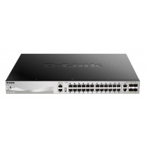 D-Link Przełącznik DGS-3130-30PS 24GE PoE 4SFP+ 2x10