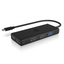 RaidSonic Technology Stacja dokująca IB-DK4011-CPD 9in1,HDMI,DP,CR,TYPE-C