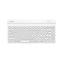 A4 Tech Klawiatura FStyler FBK30 biały 2.4GHz + BT (silent)