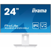 iiyama Monitor 23.8 cala XUB2492HSU-W5 IPS,HDMI,DP,VGA,USB,HAS(150mm),biały
