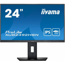 iiyama Monitor 24 cale XUB2492HSN-B5 IPS,USB-C Dock,HDMI,DP,DaisyChain,HAS