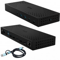 iTec Stacja dokująca USB 3.0 / USB-C / Thunderbolt, 3 x 4K Gen 2 + zasilanie 100 W