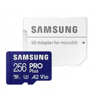 Samsung Karta pamięci microSD PRO Plus MD-MD256SA/EU + adapter