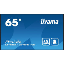 iiyama Monitor wielkoformatowy 64.5 cala LH6554UHS-B1AG 24/7,IPS,ANDROID.11,4K,SDM,2x10W