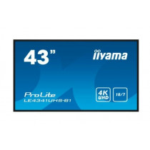 iiyama Monitor wielkoformatowy 43 cale LE4341UHS-B1 IPS,4K,18/7,LAN,USB,HDMI