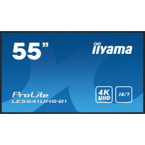 iiyama Monitor 55 cali LE5541UHS-B1 IPS,4K,18/7,LAN,USB,HDMI