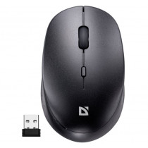 Defender Mysz bezprzewodowa silent click AURIS MB-027 800/1200/1600 DPI czarna