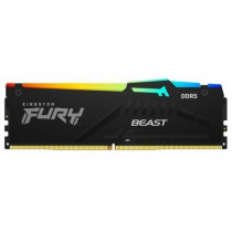 Kingston Pamięć DDR5 Fury Beast RGB 64GB(4*16GB)/5200 CL40 czarna