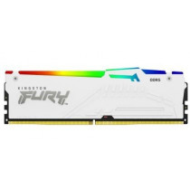 Kingston Pamięć DDR5 Fury Beast RGB 64GB(4*16GB)/5200 CL40 biała