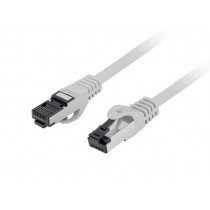 Lanberg Patchcord kat.8.1 S/FTP CU LSZH CU 1m fluke passed szary