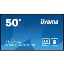 iiyama Monitor 50 cali LH5054UHS-B1AG 24/7, VA, ANDROID.11, 4K, SDM, 2x10W