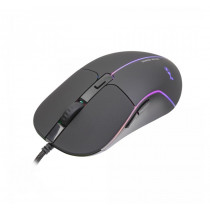 MS Mysz gamingowa przewodowa Nemesis C320 6400 DPI 7P RGB LED czarna