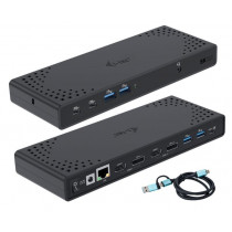 iTec Stacja dokująca USB 3.0 / USB-C / Thunderbolt 3 Dual Display Gen2 + Power Delivery 100W