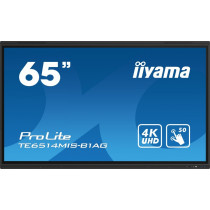 iiyama Monitor wielkoformatowy 65 cali TE6514MIS-B1AG INFRARED,50pkt,VA,4K,7H,WiFi,MIC,USB-C