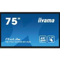 iiyama Monitor wielkoformatowy 75 cali TE7514MIS-B1AG INFRARED,50pkt,VA,4K,7H,WiFi,MIC,USB-c