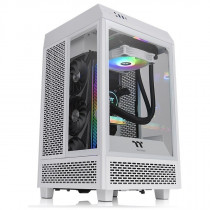 Thermaltake Obudowa - The Tower 100 Mini Tempered Glass*3 - Snow