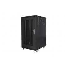 Lanberg Szafa stojąca 19 cali 22U 600x800 drzwi perforowane, czarna