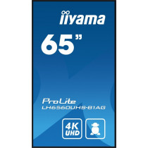 iiyama Monitor wielkoformatowy 64.5 cala LH6560UHS-B1AG matowy 24h/7 500(cd/m2) VA 3840 x 2160 UHD(4K) Android.11 Wifi CMS(iiSignage2)