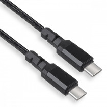 Maclean Kabel 2x USB-C 15W 1m wspierający QC 3.0 MCE493 Czarny