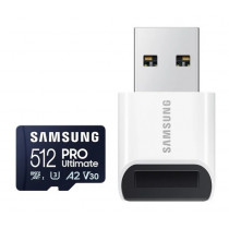 Samsung Karta pamięci microSD MB-MY512SB/WW Pro Ultimate 512GB + czytnik