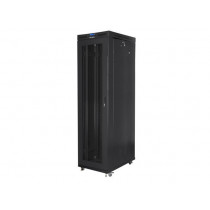 Lanberg Szafa stojąca Rack 19 cali 47U 800x1000mm, drzwi perforowane LCD (FLAT PACK) czarna
