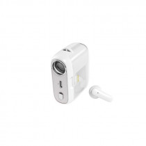 WEKOME Słuchawki bezprzewodowe S28 Pop Digital Series - Bluetooth V5.3 TWS z etui ładującym z funkcją projektora Białe