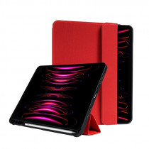 CRONG Etui FlexFolio iPad Air 11 M3 (2025) / iPad Air 11 (2024)/ iPad Air 10.9 (5-4 gen.) /iPad Pro 11 (2022-2021) z funkcją Apple Pencil czerwone