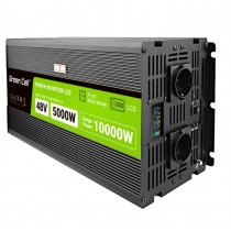 Green Cell Przetwornica LCD 48V 5000W/10000W Czysty sinus z wyświetlaczem