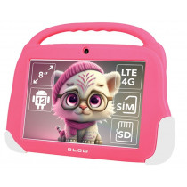 BLOW Tablet KidsTAB8 4G 4/64GB Różowe etui