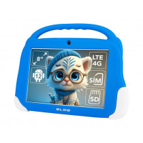 BLOW Tablet KidsTAB8 4G 4/64GB Niebieskie etui
