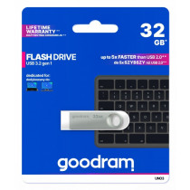 GoodRam Pendrive UNO3 32GB USB 3.2 Gen1 srebrny