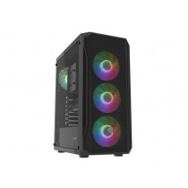 NATEC Obudowa Fury Shobo SH4F RGB Midi Tower z oknem Czarna