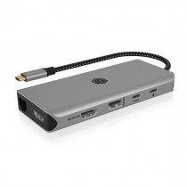 RaidSonic Technology Stacja dokująca IB-DK4061-CPD 12w1,2xHDMI, PD 100W
