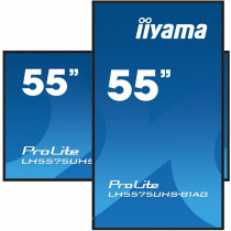 iiyama Monitor 54.6 cali ProLite LH5575UHS-B1AG 24/7,IPS,ANDROID.11,4K,500cd/m2,WiFi,3xHDMI,DP,Daisy/Chain,2xUSB,2x10W,RJ45,iiSignage2,FailOver,SDM,4GB/32GB,
