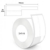Niimbot Etykiety termiczne R25*78-90 Białe