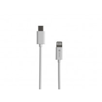 NATEC Kabel Lightning (M)->USB-C(M) 2m MFI Prati Biały