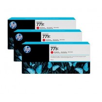 HP Ink Chromatic red, 17ml | No. 771C, 3-pack Standard | capacity