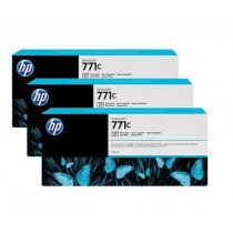 HP Ink Black, 9ml | No. 771C, 3-pack Standard | capacity